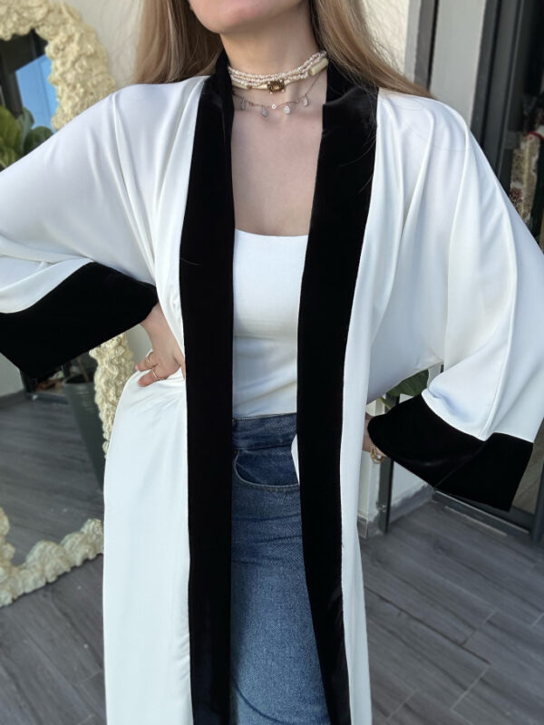 Kimono Noir Et Blanc